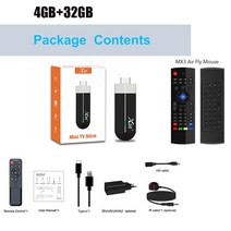 리모컨 만능리모콘 통합리모컨 새로운 X98 S500 TV 스틱 Amlogic S905Y2 OS 안드로이드 11 ROM 16GB/32GB 미니 미디어 플레이어 유튜브/넷플릭스, [04] Au 플러그, [06] 4GB32GB With MX3