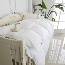 [컴포플러스]폴란드산 구스 베이비 이불(100X130)(솜털90%), 봄가을용(200g)