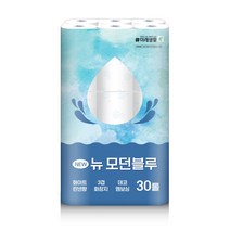 미래생활 뉴 모던블루 두루마리휴지 3겹 화장지 30롤, 30개입, 1개