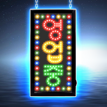 LED보드나라 영업중 LED보드 간판 전광판 LED간판, 1개, 영업중A 세로형 3색보드_ON/OFF스위치형