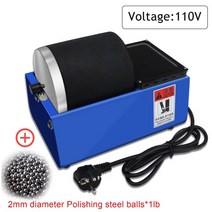 자석 보석 바렐기 바렐 연마 광택기 어린이 앰프용 110v220v 취미 락 텀블러 키트 고무 버킷이있는 성인용 미니 스톤 폴리싱 키트 롤 배럴 그라인딩 jewelrytool, 110v 세트