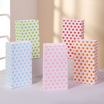 페이퍼백 종이봉투 츄러스봉투 조카용돈 제작 소봉투, 핑크