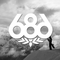 686 스노우보드스티커 보드복 포인트 스티커 A S, 686-L, 옐로우