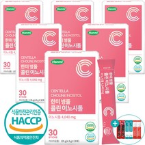 한미 병풀 콜린 이노시톨 식약처 HACCP 인증 분말 파우더 가루 스틱 30포, 6개