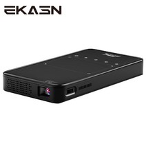 EKASN 4K DLP 포터블 미니빔 빔프로젝터 OS 9.0탑재/핸드폰 무선미러링가능/블루투스 기능 지원 S90, 검정
