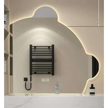 화장실 스마트 거울장 벽걸이 상부장 선반 조명 일체, 3색+무단계디밍+더블터치+디포깅90cm