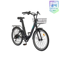 PHANTOM 2023년 삼천리 전기자전거 팬텀 페리아 PAS/스토를 듀얼 250W 7.8Ah 가성비 24인치 시티형 공식 브랜드스토어 125286, 블랙