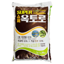 [농사마트] 슈퍼옥토로 20kg 커피박 가공계분 2종미생물 토양개량제 고토 석회 칼슘 유기물비료