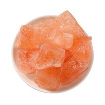 파쇄석 잡석 콩자갈 잔자갈 자갈돌멩이골재 쇄석 깬자갈 천연 오렌지 소금 자갈 거친 돌, 3-5cm 100g
