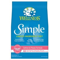 웰니스 어덜트 연어&감자 심플 애견사료, 10.8kg, 2개