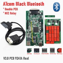 자동차 엔진 타이밍 라이트 DS150 Multidiag Pro V3.0 2017 R3 최신 V2020 23 더블 보드 vd ds150e Keygen, 11 ATOCOM Black BT