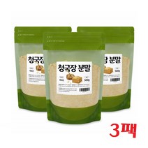 냄새안나는청국장 가루 콩100% 분말 500g 3팩