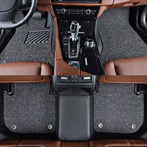 [한정특가] 자동차 카매트 6D 카매트 풀세트 코일매트+가죽매트 카매트 1열+2열, QM5 2005-2016, 6D카매트 커피브라운+브라운, 르노삼성
