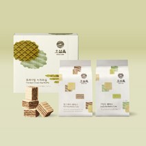 []오설록 티푸드 3종 묶음(그린티 웨하스+얼그레이 웨하스+녹차와플), 3) 얼그레이 웨하스 x 3개