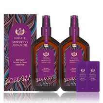 쏘헤어 모로코 아르간오일 헤어에센스 100ml (2ml 파우치증정), 리파인드 더블케어, 2세트