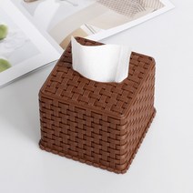 테이블 업소용 식당 카페 라탄(고목) 냅킨함 냅킨케이스 휴지꽂이 홀더 고목, 1개, 브라운