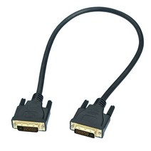 45cm DVI-D 24 + 1 디지털 비디오 케이블 짧은 DVI 컴퓨터 모니터, 검은색, 01 Black_01 45cm