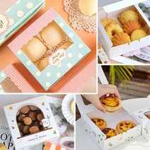 쿠키 선물세트 머핀 상자 미니파 베이킹 포장 상자, Type5, 50개