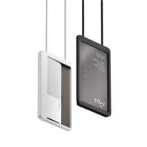 TOCY ID16 카드홀더 사원증 케이스 초슬림 가벼운 사원증 목걸이 국민사원증 아이디16, 우디블랙