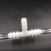 징크판넬 정원용 3 방향 티 호스 커넥터 8MM 10MM 플라스틱 탑 철조망 파이프 피팅 튜브 조인트, 01 10MM