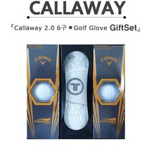 투썸 합피장갑+캘러웨이워버드 6구 골프공 골프장갑, 캘러웨이 6구 + 장갑(SIZE22)