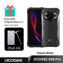 핸드폰 싸게 사는 법 세계 최초의 doogee s98 pro 견고한 전화 열화상 카메라 infiray 스마트폰 g96 6 3quot 8GB 256GB 6000mah 휴대전화, 다른 지역 버전, s98 프로