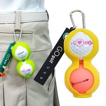 고골프 골프티꽂이 골프공 케이스 잔디보수기 라운딩용품, 옐로우(B타입)