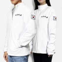 메이크잇 태극기 올나염 방한 후리스