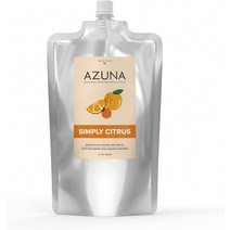 Azuna All-Natural Air Purifier Gel Refill Pouch Plant-Based Air Freshener for Home with Tea Tree Oi, 05 Simply Citrus