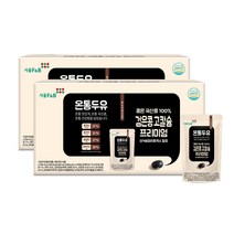 서울에프엔비 온통두유 검은콩 고칼슘 프리미엄 국산콩 두유 180ml X 30포