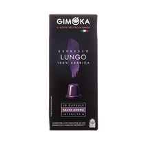 지모카 네스프레소 캡슐커피 룽고/인텐소/끄레모소, 룽고 10캡슐 {GIMO_NES_LUGO}