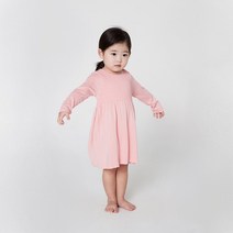 세컨스킨[키즈 2종][2∼3세]NAYFD5201 너무도 사랑스러워 스마킹 롱슬리브 드레스