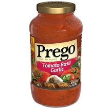 Prego Tomato Basil Garlic 프레고 토마토 바질 갈릭 소스 680g, 1개