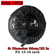 타이어보관 1PCS 13-23 인치 유니버설 타이어 커버 케이스 자동차 스페어 스토리지 가방 운반 토트 폴리 에스터 휠 보호, [05] 1pcs 13-16inch Grey