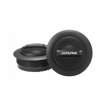 페어 알파인 S-S10TW 240와트 1인치 실크 돔 카 오디오 트위터 크로스오버 포함