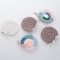 아트박스/미스티코티타 [DIY] 미스티코티타 롤리팝컵받침 Lollipop Tea Caster mystikotita crochet 뜨개질, 옵션선택, 알파인그린