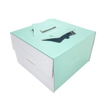 4429. 케익박스2호(15cm민트화이트)-상 / 하판별도 / 케이크상자