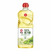 CJ 백설 콩기름 1.5L 가정용 식당용 대용량 업소용 가성비 부침요리 튀김요리, 27개