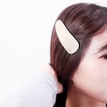 가배리본 부드러운 양가죽느낌 똑딱 헤어핀 DIYSET 삼각핀 옆머리핀 똑딱이핀 만들기
