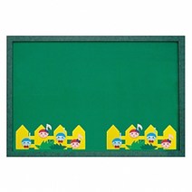 펠트 음표 울타리(노랑) 소 (환경_게시판꾸미기), 펠트울타리