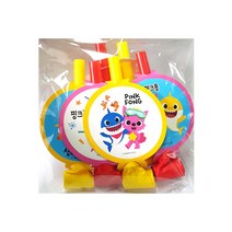 핑크퐁 3500 코끼리 나팔(6개입)/파티용품/할로윈/나팔, 색상랜덤