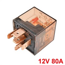 방수 자동차 릴레이 12v 24v 80a 100a 5pin spdt car control device car relays dc 24v 고용량 스위칭 소켓 포함, 12v 5핀 80a