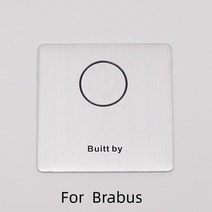 간단부착메르세데스-벤츠 마이바흐 S-클래스 엔진 스티커 S680 GLS600 G63 G500, 04 for Brabus silver