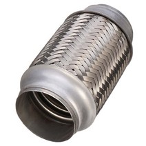 63mm x 153mm 스테인레스 스틸 자동차 배기 파이프 이중 편조 플렉스 커넥터 배관 용접 머플러 용 플렉시블 조인트 튜브