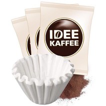 독일직구 50x60g 접지된 아이디어 커피의 남성 어린이 서비스 패키지. 바스켓 필터 50개, 상세참조, 수량