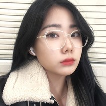 남성 여성 사각 오버사이즈 뿔테 패션 수입 콤비 커플 안경테