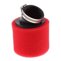 먼지 자전거 ATV를 위한 ID 48mm 거품 오토바이 공기 정화 장치 세탁기술자, 레드