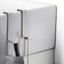 이케아 이케아 문걸이행거 스테인리스 2개입 인테리어 벽붙착 키보관 행거 수납