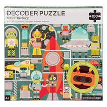 쁘띠꼴라쥬 퍼즐 Decoder Puzzle - 로봇공장 (Robot Factory), 1개
