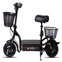 전동킥보드 두발킥보드 대리기사킥보드 이동수단 앉아서타는전동킥보드 전기 자전거 스쿠터를 걷는 대신 운전하는 접이식 소형 전기 자동차 소형 할리 리튬 배터리 여성 배터리 자동차, 익스트림 에디션: 블랙 자동차 등급 20A 48v, 36v